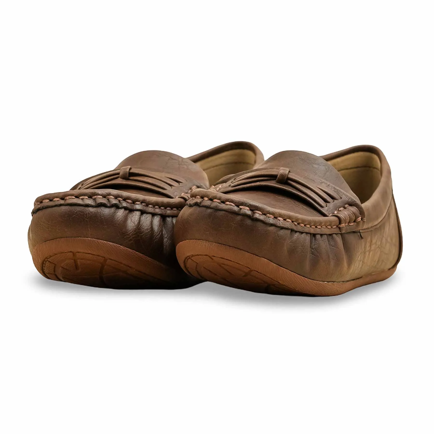 Brown Women Moccasin WN4488 comfort shoes Autumn Soft