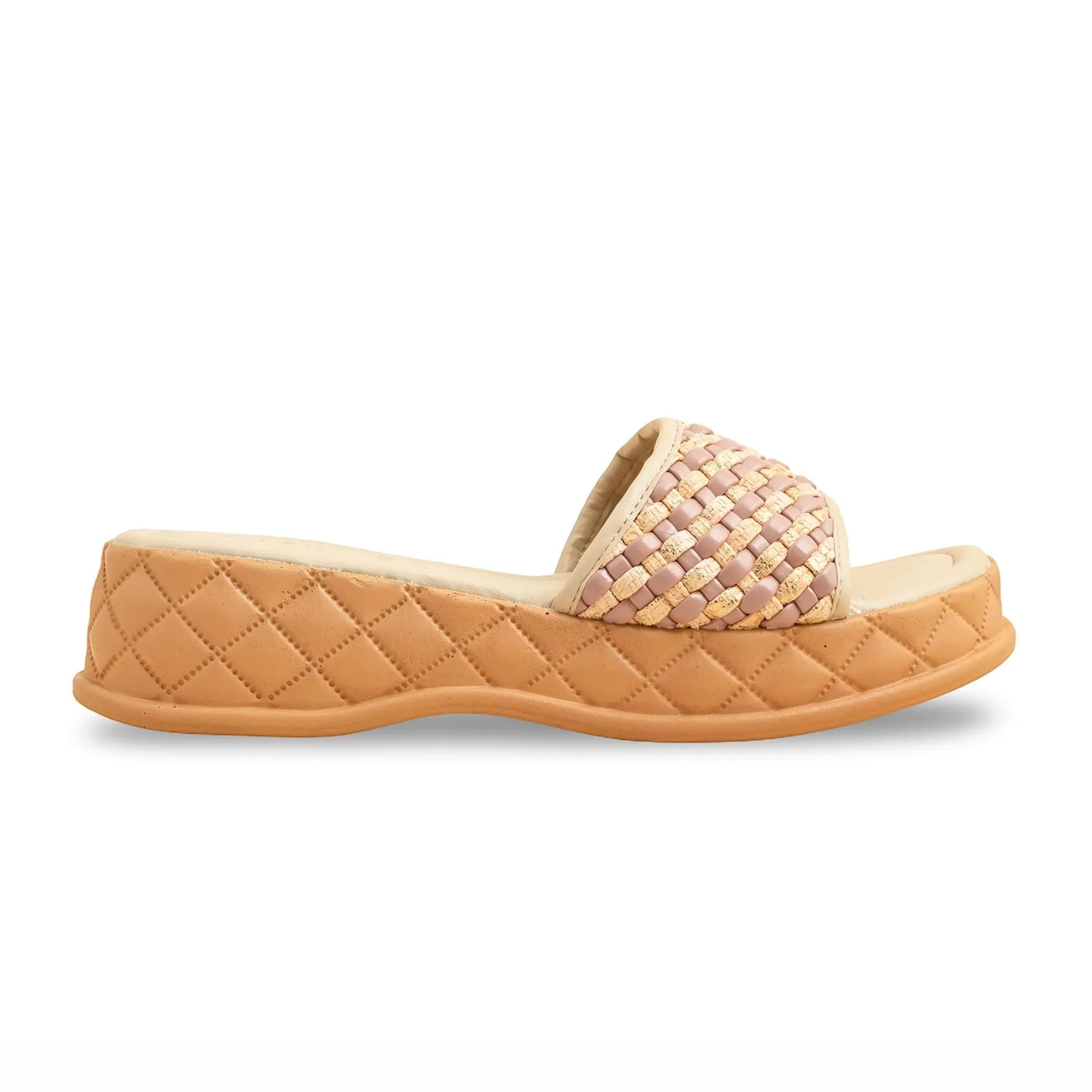 Pink Formal Slipper For Ladies PU0561 Classic Glow Luxury Sandals