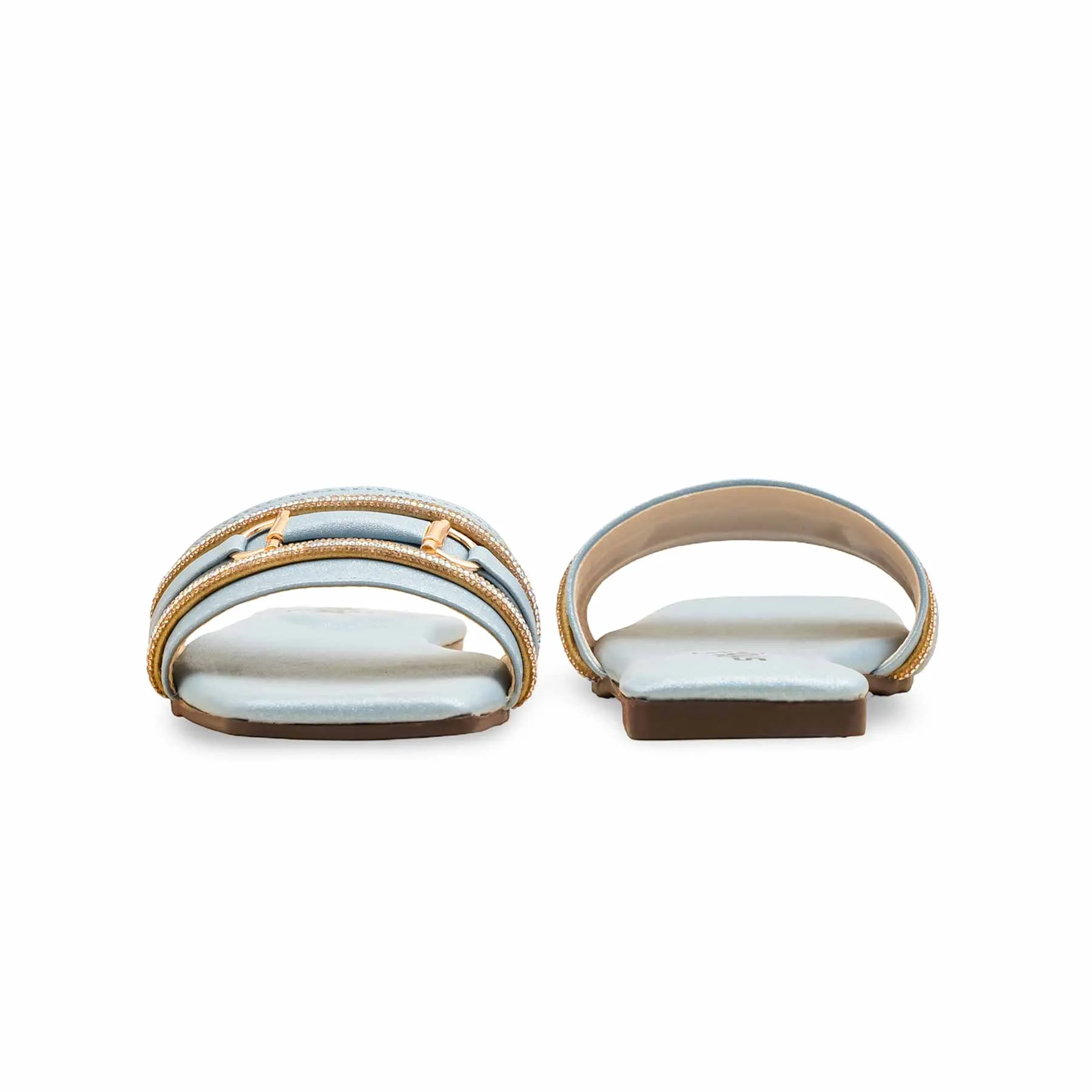 Sky Blue Casual Slipper For Ladies CL2101 Adaptive Style Stylish Fit