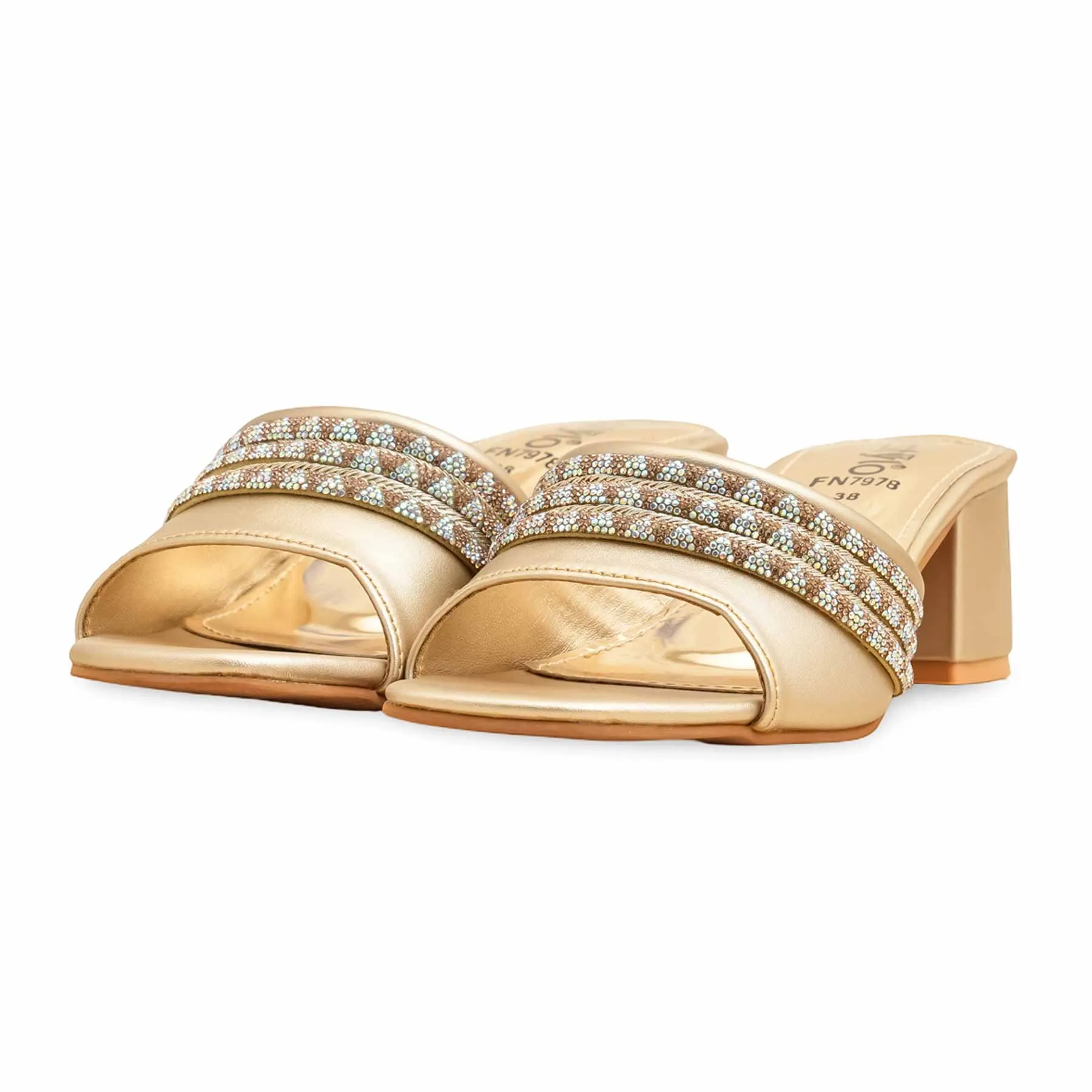 Golden Fancy Slipper FN7978 Inner Spark