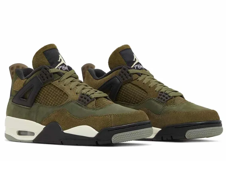 Foam Backing Men's Nike Air Jordan 4 Retro SE (Craft Medium Olive)