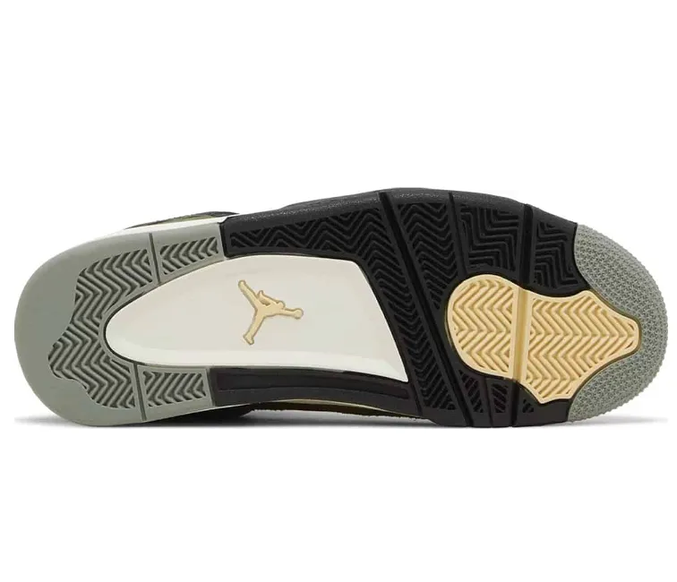 Men's Nike Air Jordan 4 Retro SE (Craft Medium Olive) Travel Day Off-Road Ready