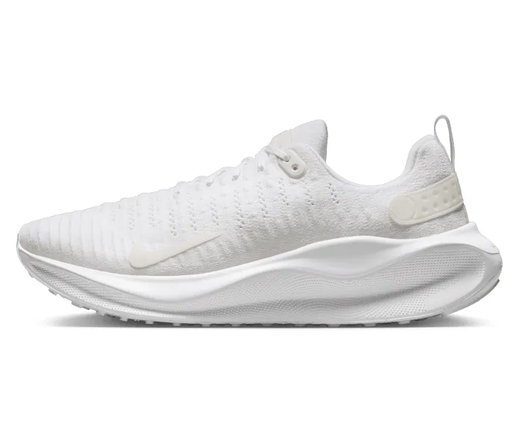 Mens Nike React Infinity Run 4 (Triple White) Energy Powered Multi Layer Insole
