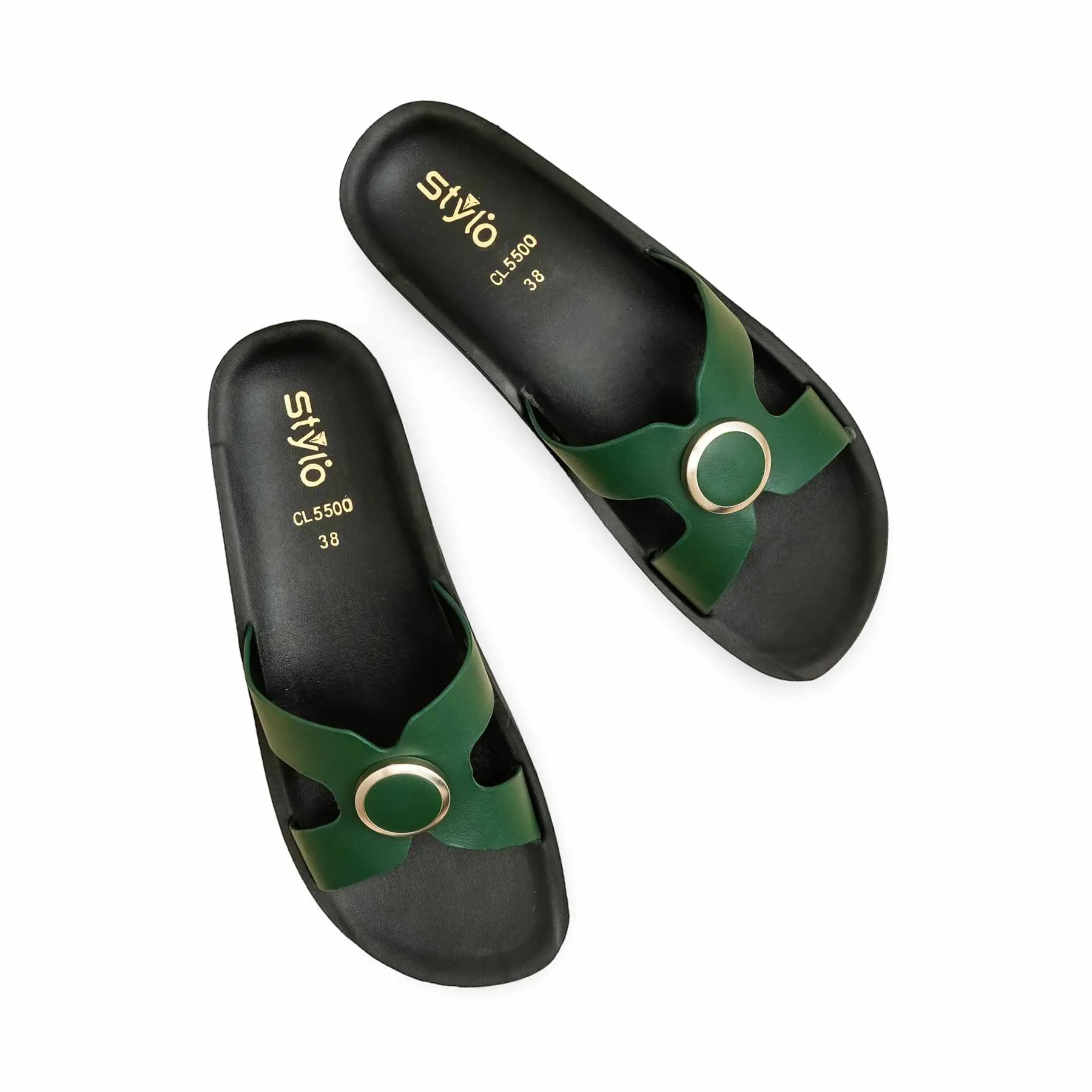 Peak View Daylong Comfort Footwear Green Casual Softy CL5500