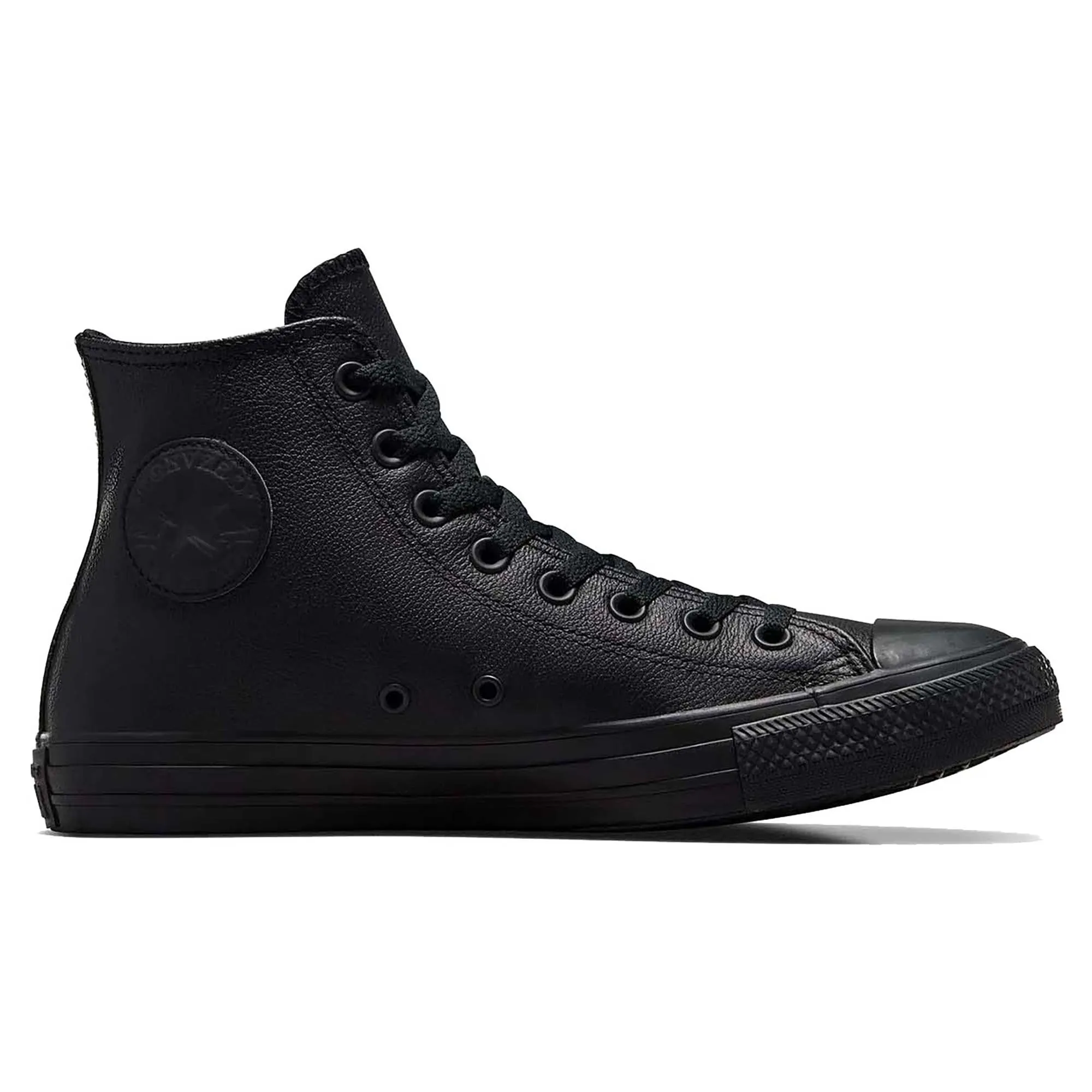 Chuck Taylor All Star Leather High Top Mono Unisex Sportswear Shoes Eco Friendly Fabric