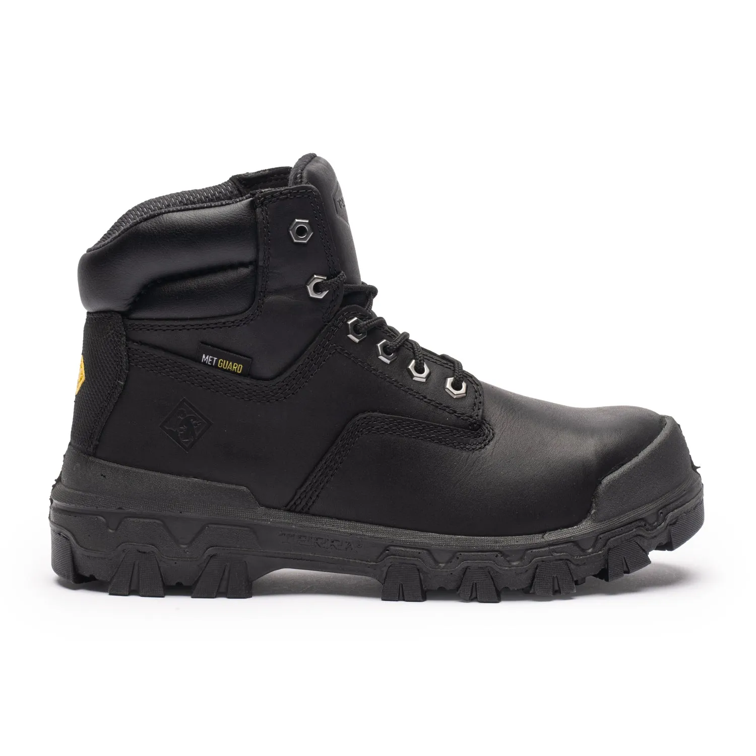 Weather Ready Sentry Men's 6" Composite Toe Metguard Work Boots 4NRWBK - Limited Sizing