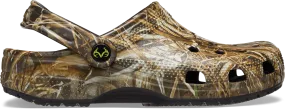Weather Resistant Finish mens crocs realtree max-7 classic clog (camo)