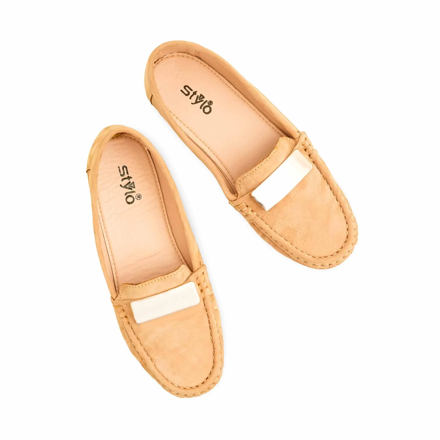Beige Moccasin WN4509 Street Path