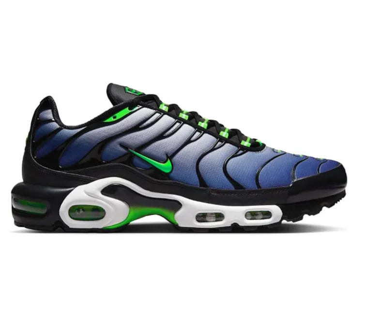 Men's Nike Air Max Plus TN (Black/Scream Green) Sneaker Storage