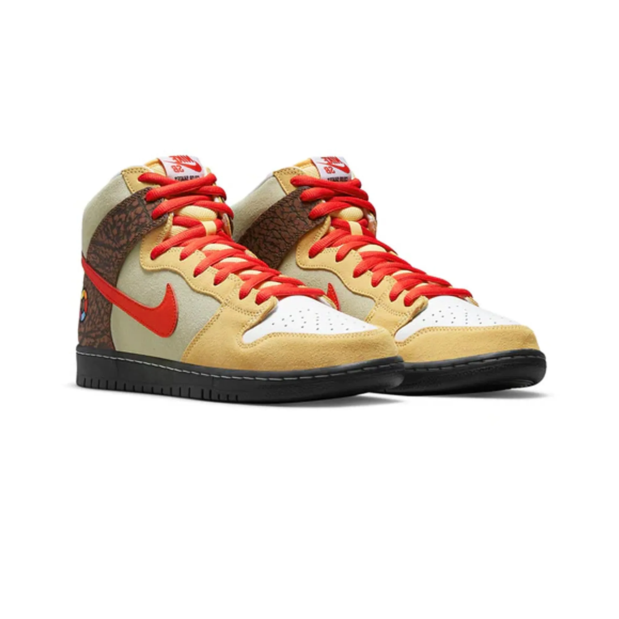 Casual grip Retro Style Dunk High SB x Color Skates 'Kebab and Destroy'