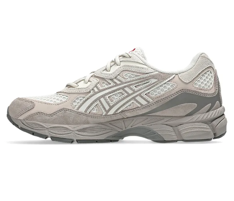 Compression Molded Cushioning Adaptive Flex Notches Men??s Asics Gel NYC (Cream/Burgandy)