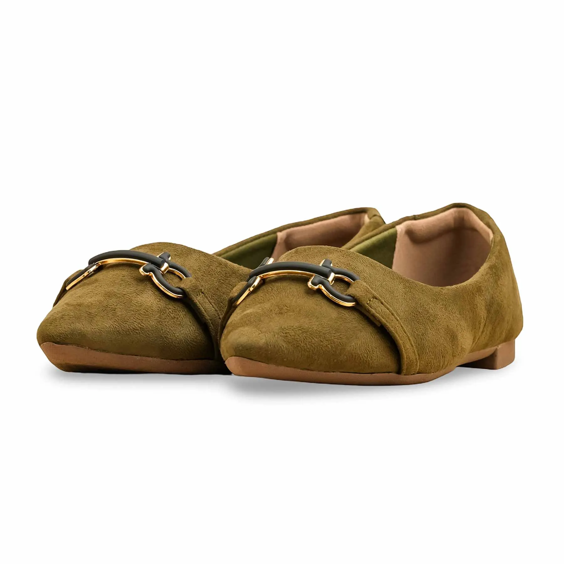 Olive Women Pumps WN1353 Team Play