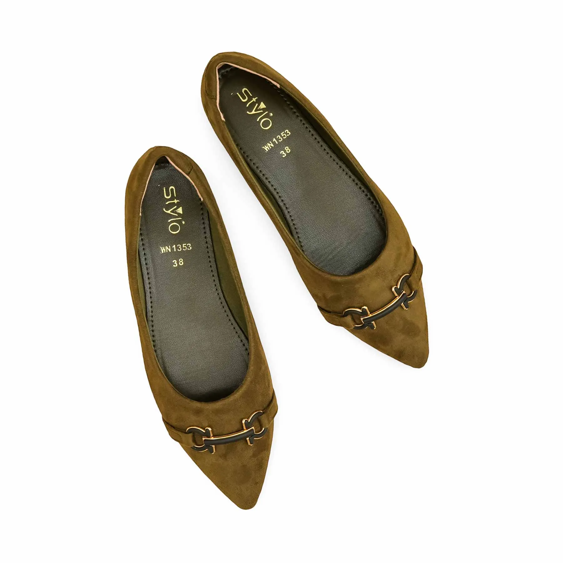 Olive Women Pumps WN1353 Cozy Sole Plaza Mood