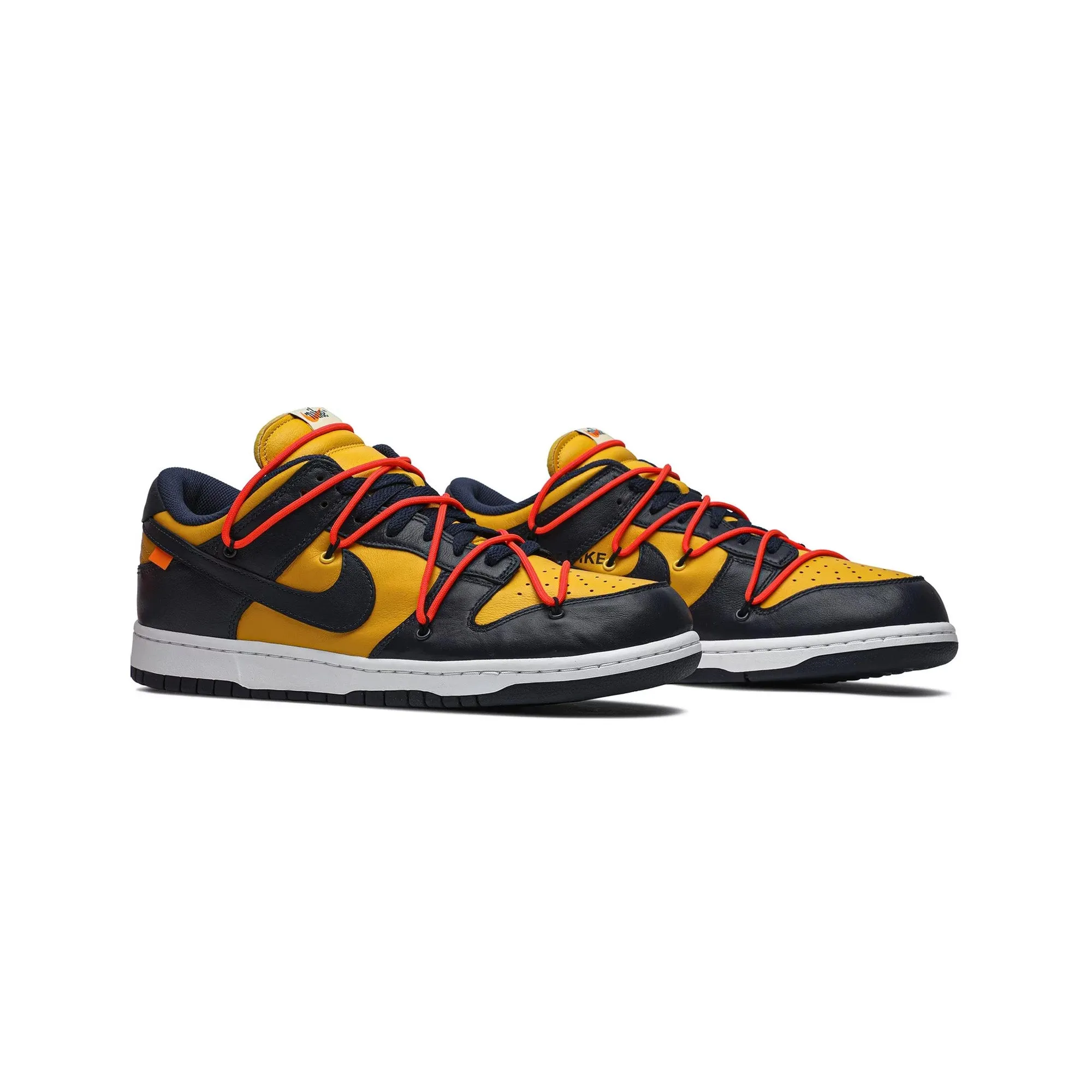 Comfort Upper Design Dunk Low x Off-White - University Gold Midnight Navy (New)