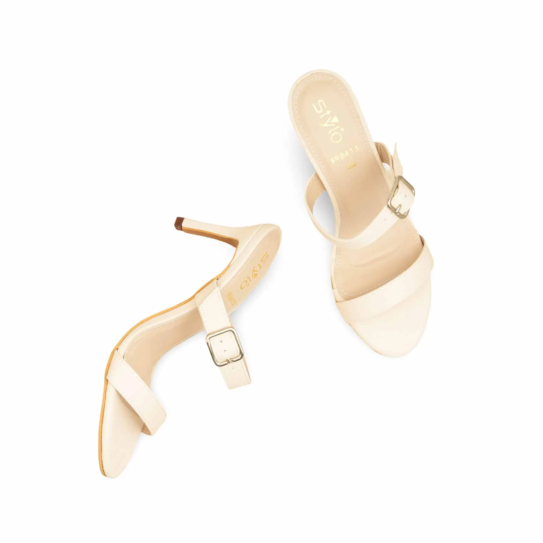 Stylish Heels Long Step Fawn Formal Slipper For Women FR8413