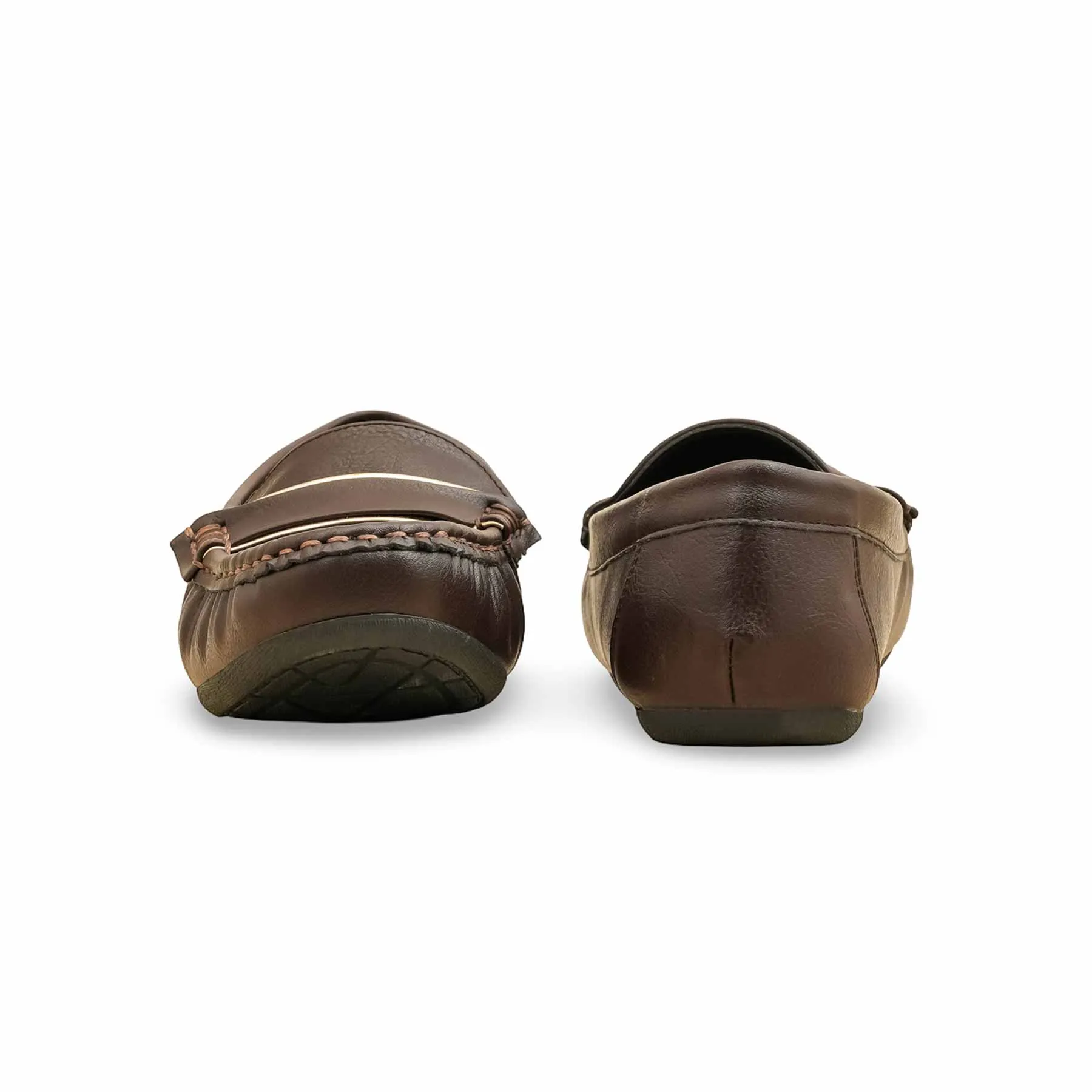 Sleek Fit Brown Women Moccasin WN4490