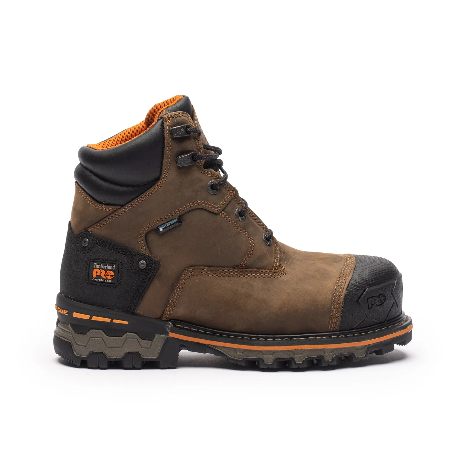 Boondock Men's 6" Composite Toe Work Boots 91631 Traction Sole Stable Support Remote Hiking