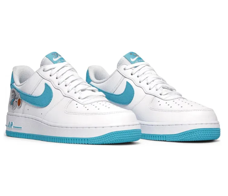 Men's Nike Air Force 1 (Hare Space Jam) Fresh Move Relaxed Look