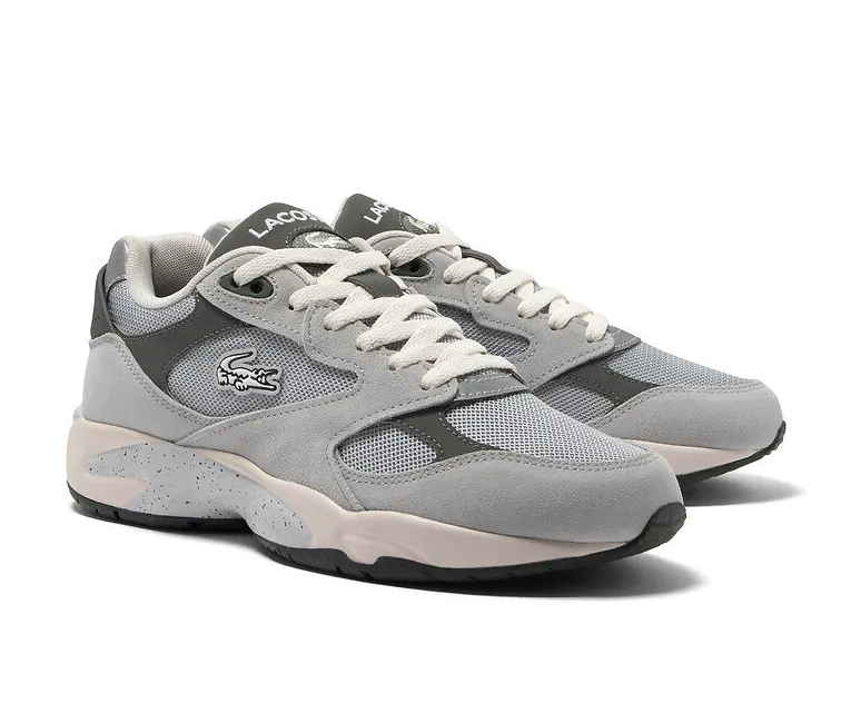 Men's Lacoste Storm 96 LO VTG 223 1 SMA (Light Grey/Dark Grey) Comfortable insoles Mid Top Style
