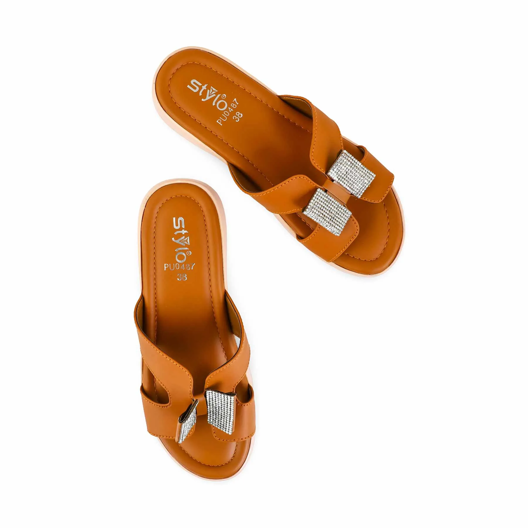 Mustard Formal Slipper PU0487 Trendy Booties Premium Sandals