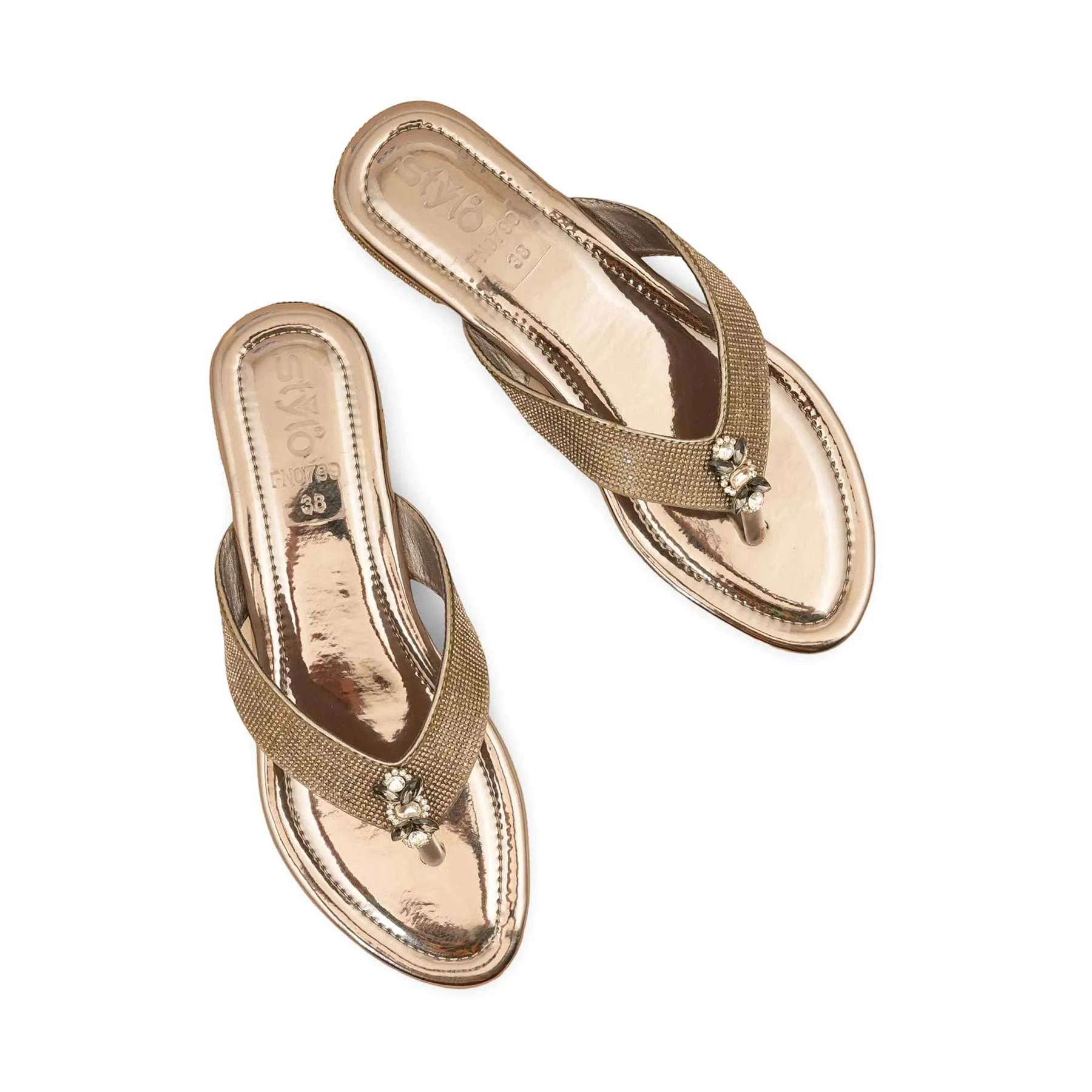 sole Bay View Grey Fancy Chappal FN0799