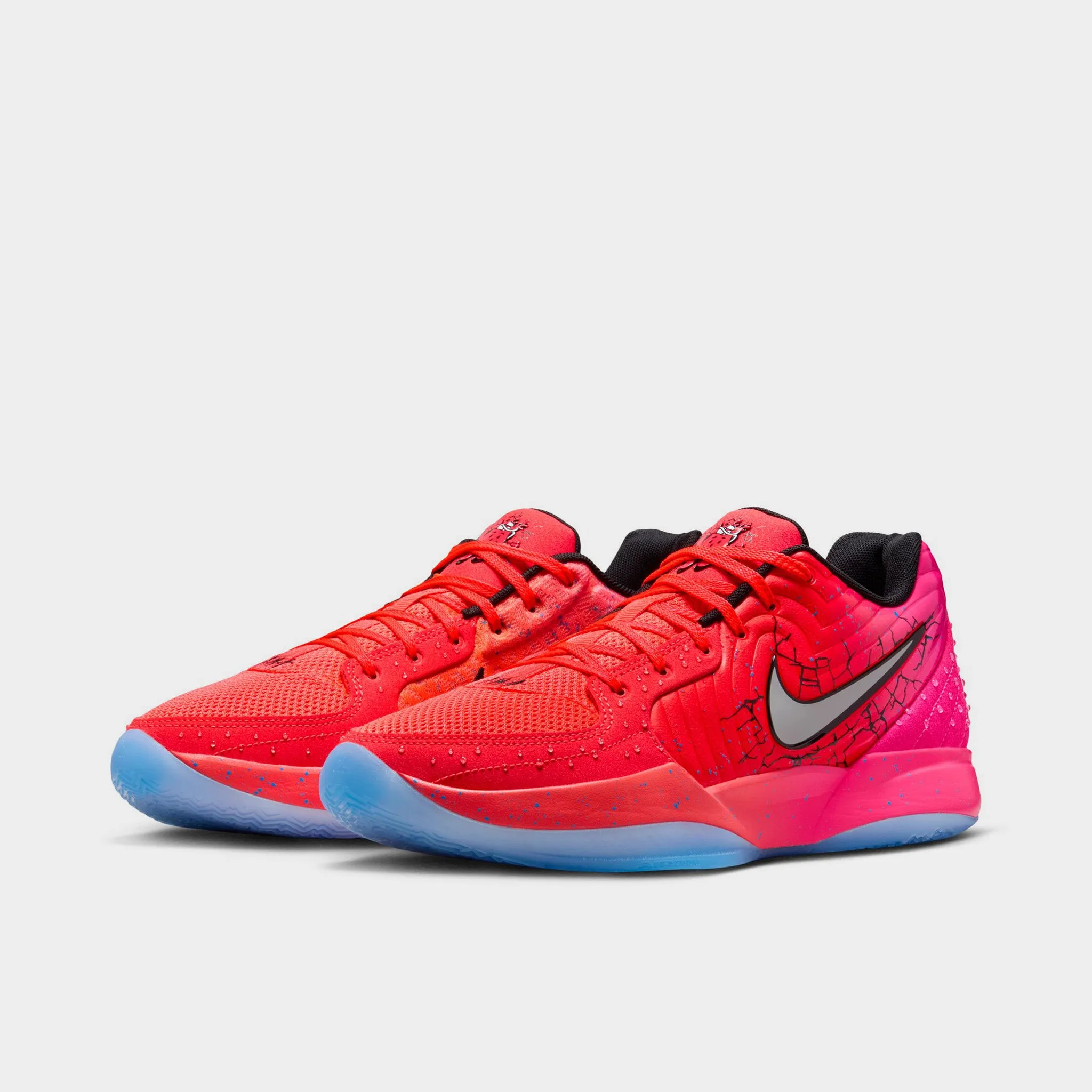 Ja 2 Koolaid Bright Crimson / Flt Silver - Hyper Pink Elastic Gusset
