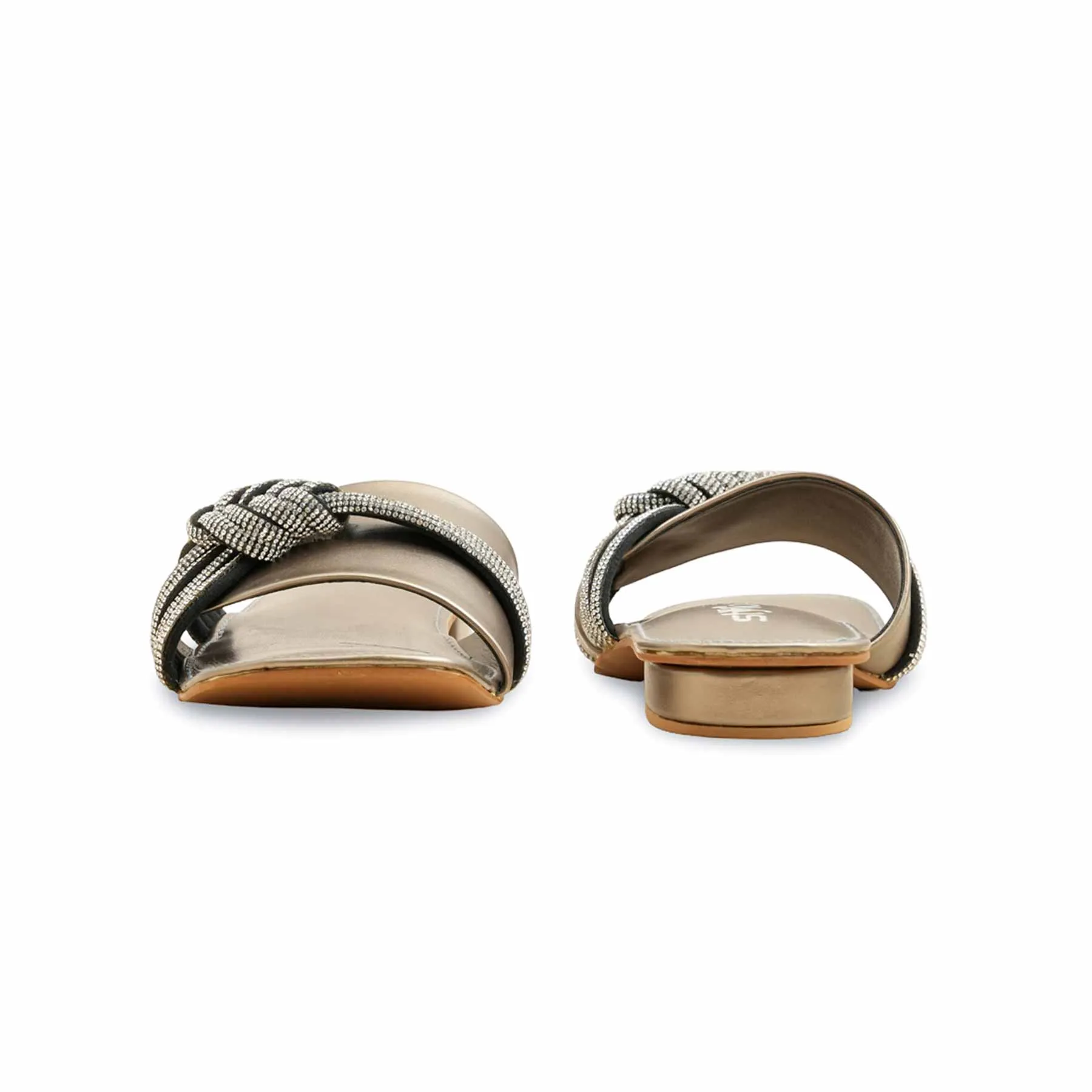 Comfy Sole Comfortable Footbed Grey Fancy Slipper FN8011