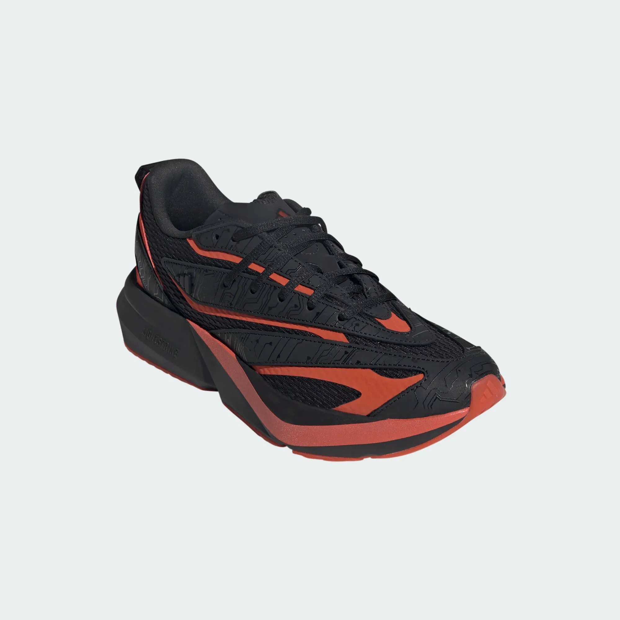 mens adidas lightblaze tron ares (cblack/borang/ftwwht) Ventilated Mesh