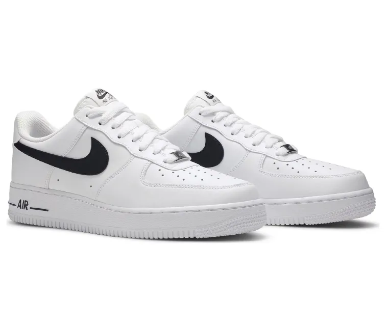 Men's Nike Air Force 1 Low (White Black) Cool Interior