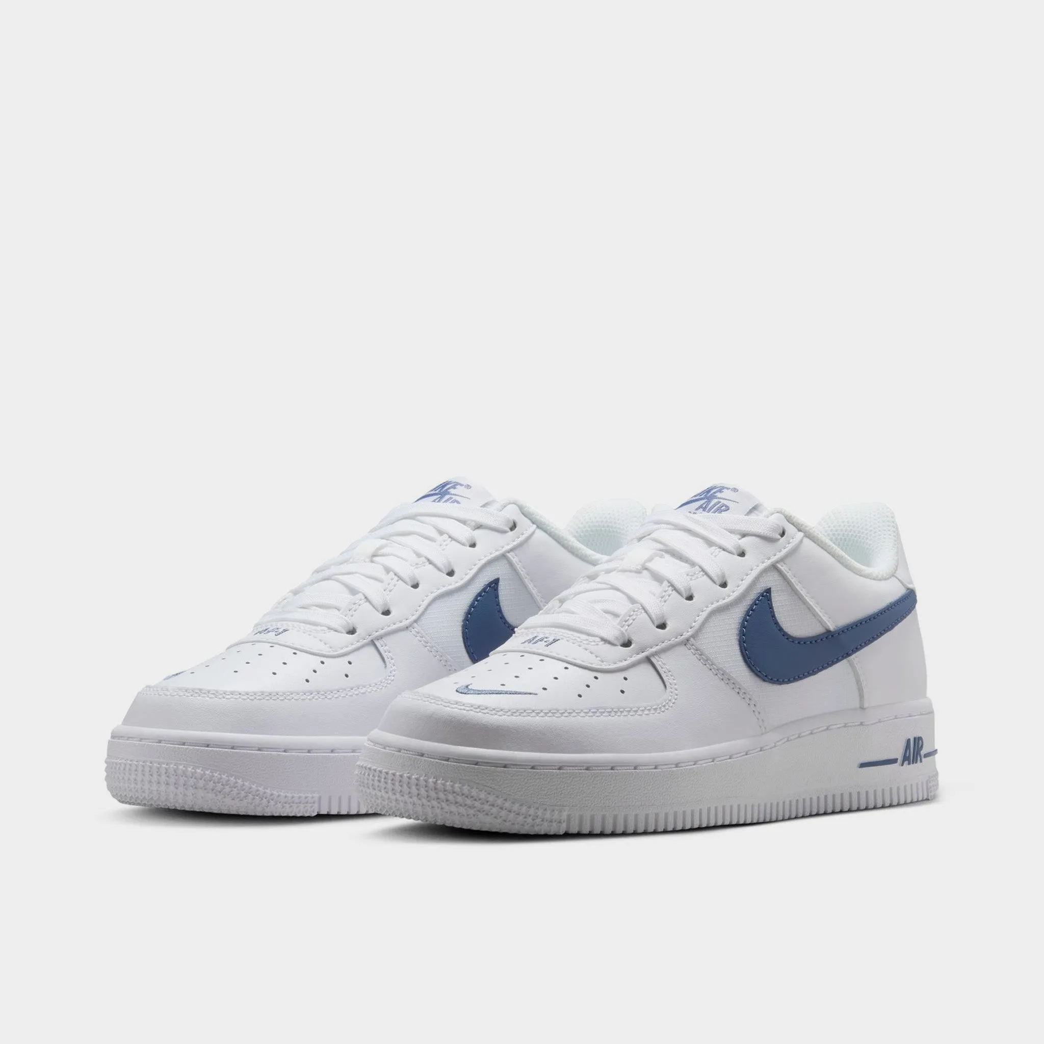 Compact Build Reactive Cushioning Nike Air Force 1 GS White / Diffused Blue