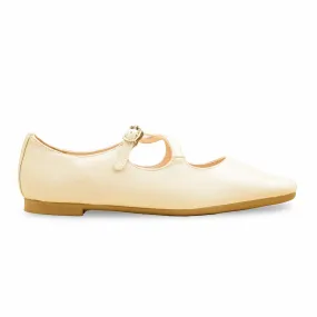 Cream Pumps For Ladies WN1232 Wind Guard