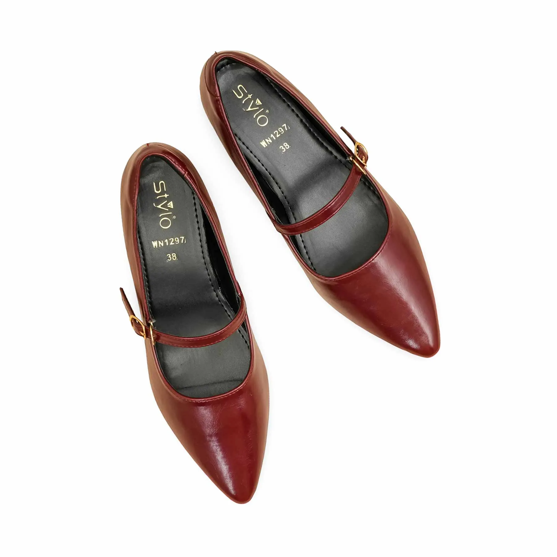 Fish Glow Main Street Maroon Pumps For Ladies WN1297