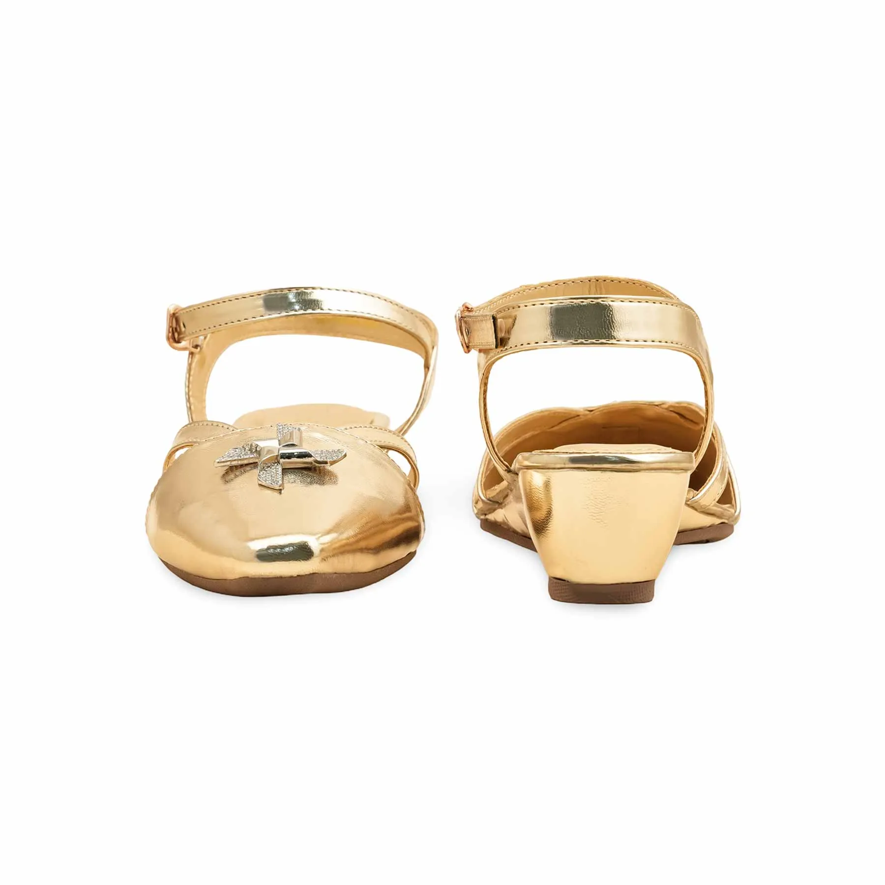 Golden Back Open For Women WN5428 french chic Street Spark