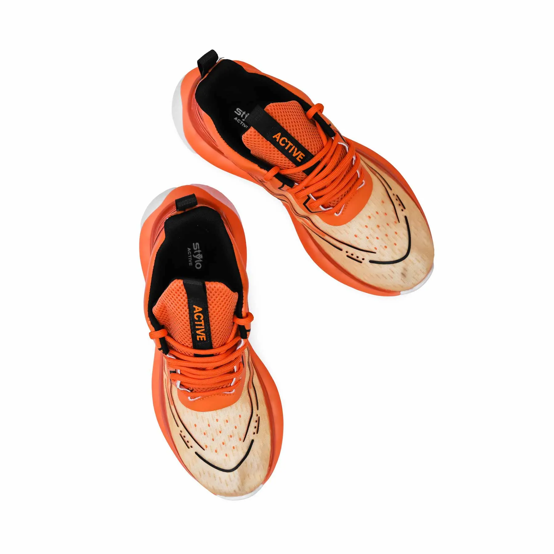 Speed Movement Daylight Style Orange Casual Sneaker AT7343