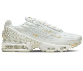 Matte Finish Men's Nike Air Max Plus TN III (White/Gold)