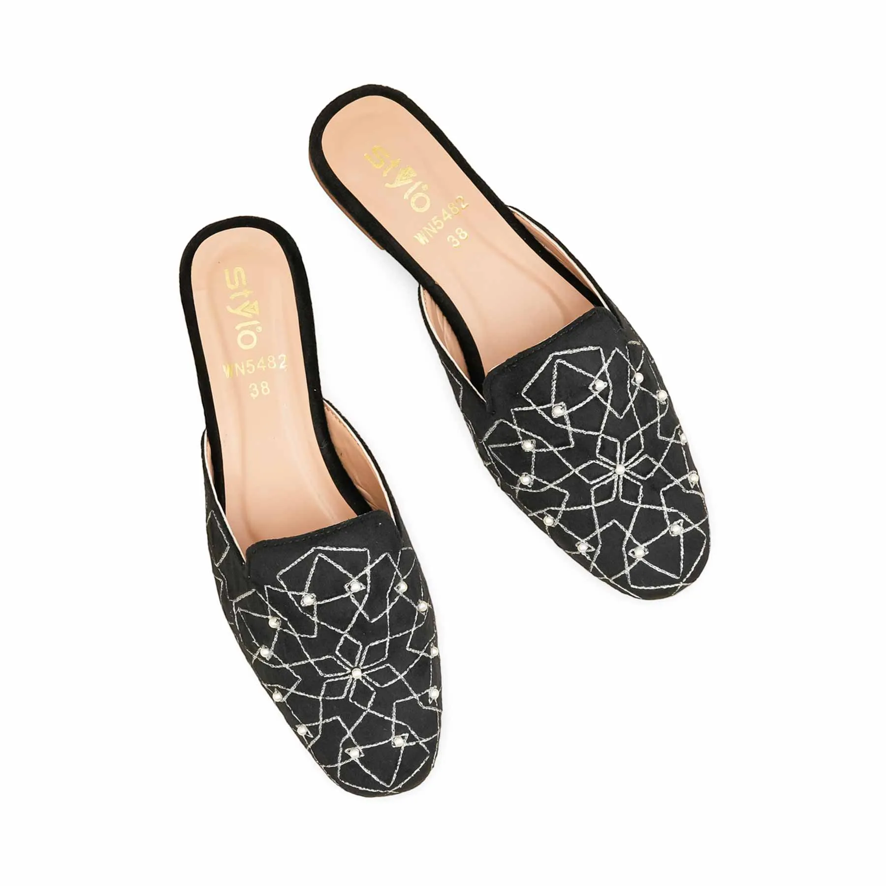 Black Back Open For Women WN5482 Bold Design