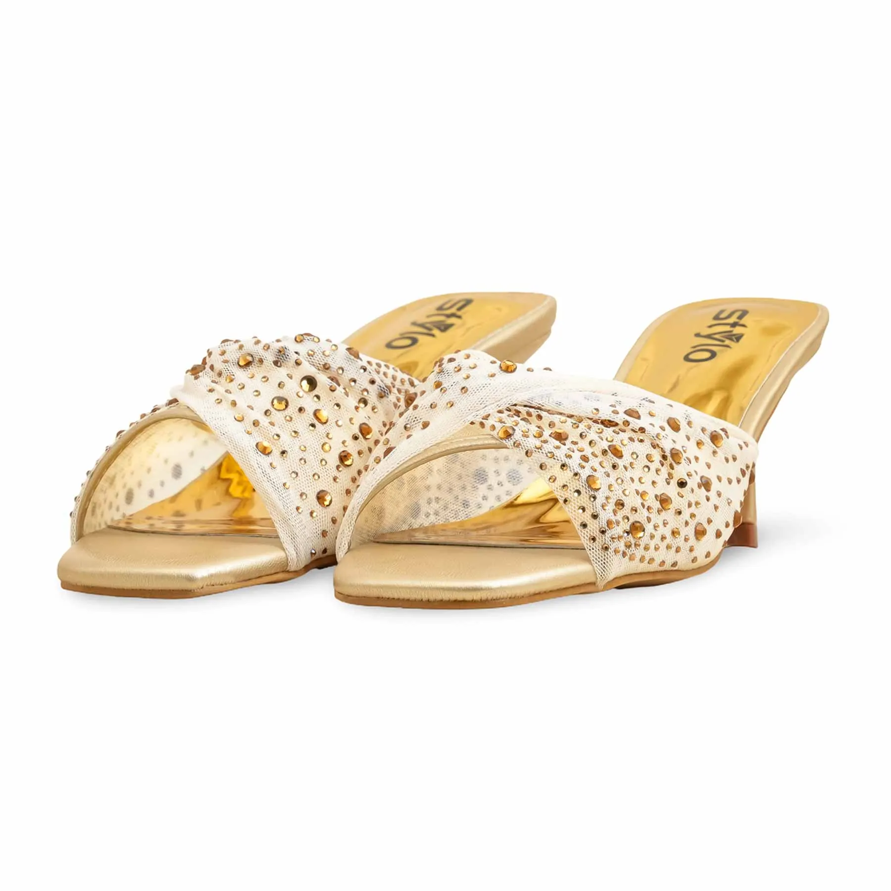 Golden Fancy Bridal Slipper FN7972 Collectible Item