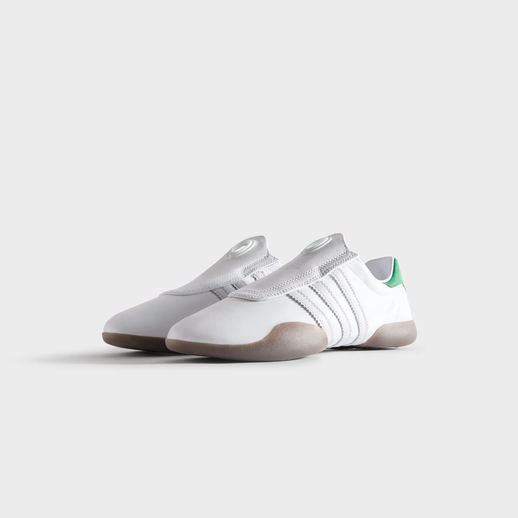 Kith Classics for adidas Originals WMNS Taekwondo Mei - White / Green Elasticated Lacing Abrasion Resistant Reinforcement