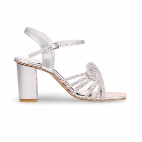 Silver Fancy Sandal FN5961 Grace Spark Winter Edge