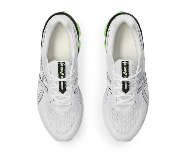 Contoured Footbed Design Men's Asics Gel-Quantum 180 7 (White/Illuminate Green)