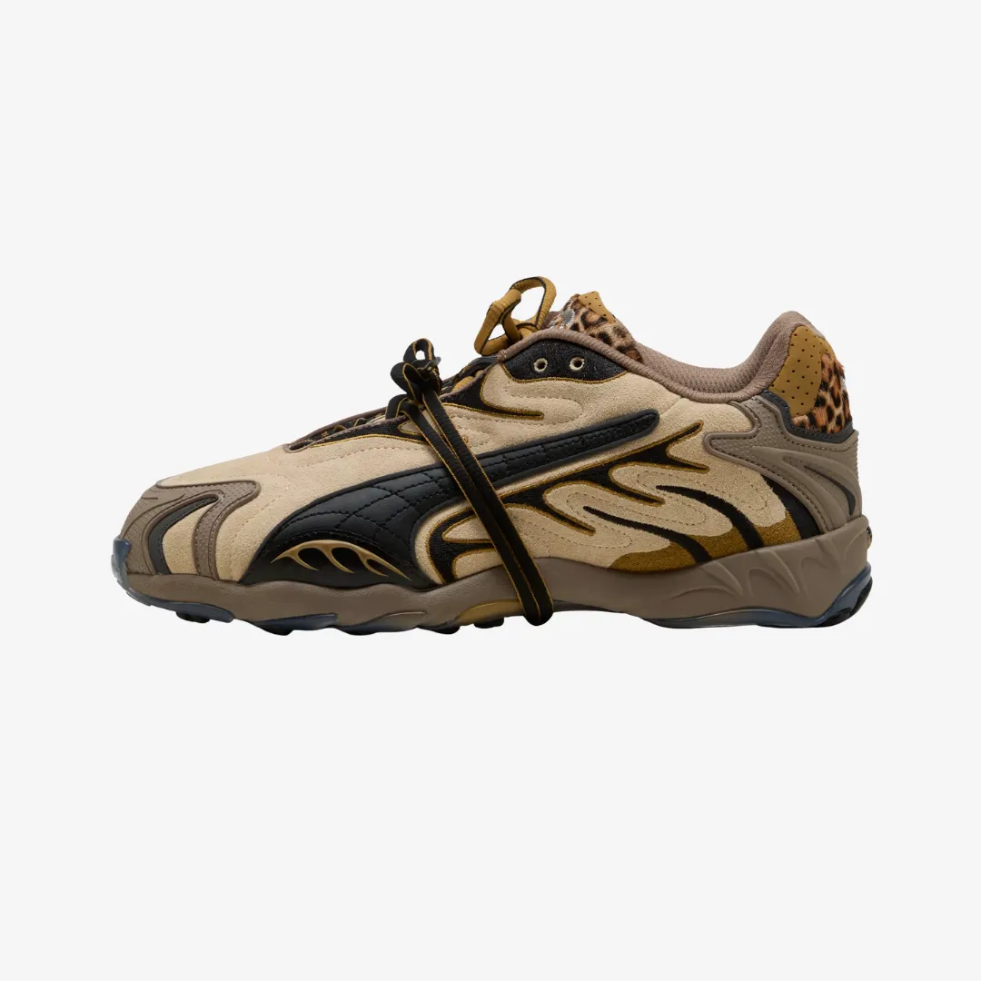 portable Wind Jog mens puma x a$ap rocky inhale leopard (toasted almond/puma black)