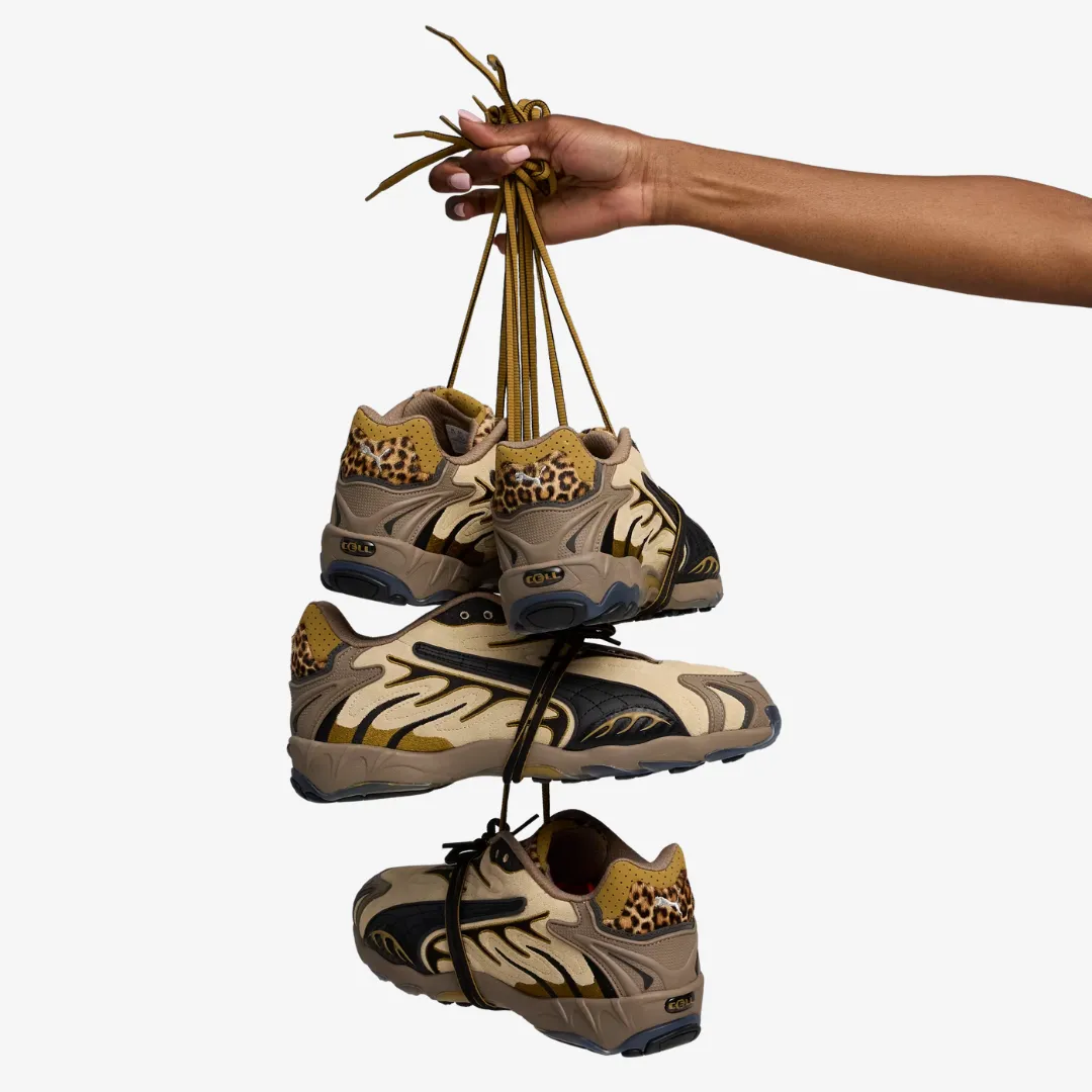 Lounge Mode Trendy Shoes mens puma x a$ap rocky inhale leopard (toasted almond/puma black)