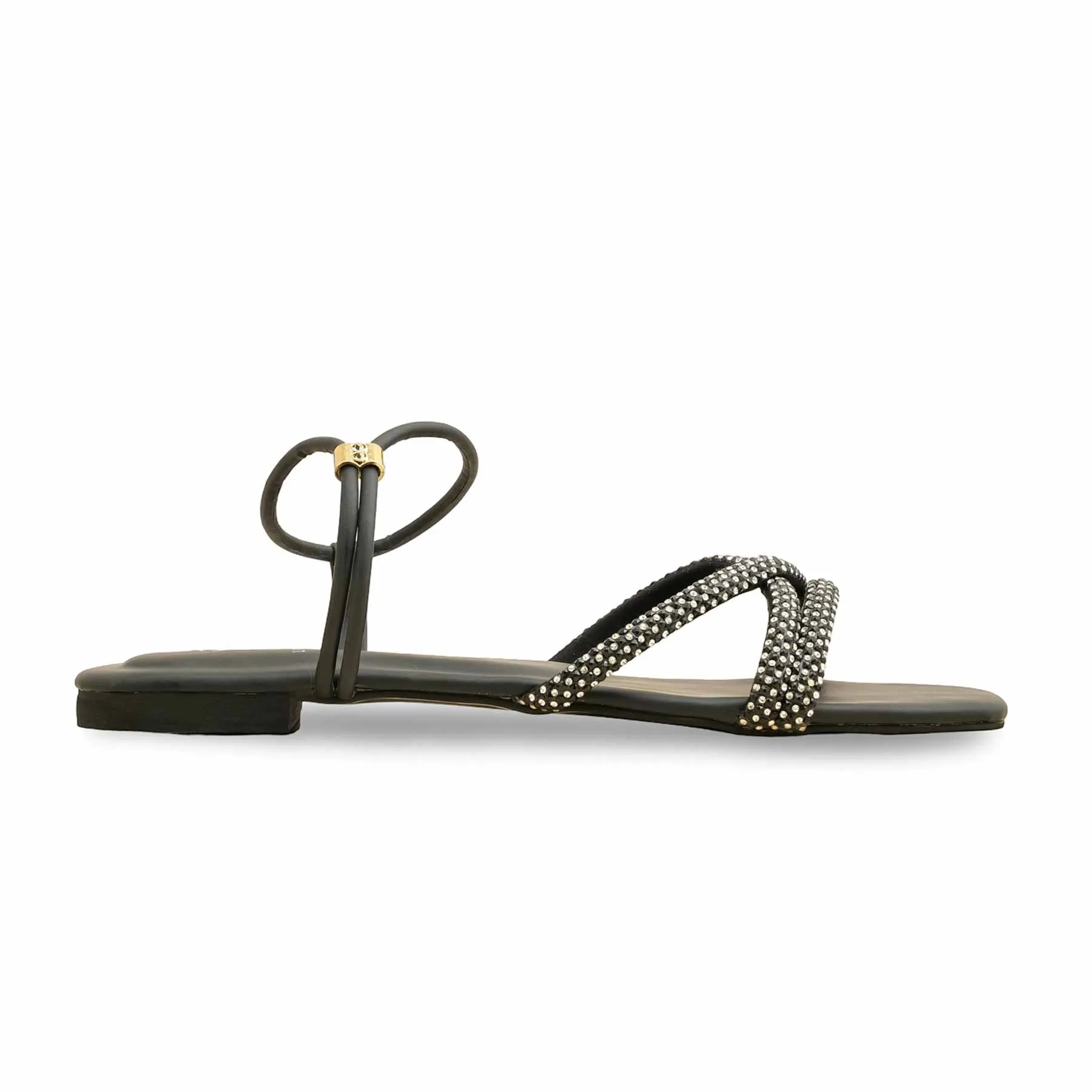 Black Formal Sandal LFR433 Eco friendly materials arch - support - level