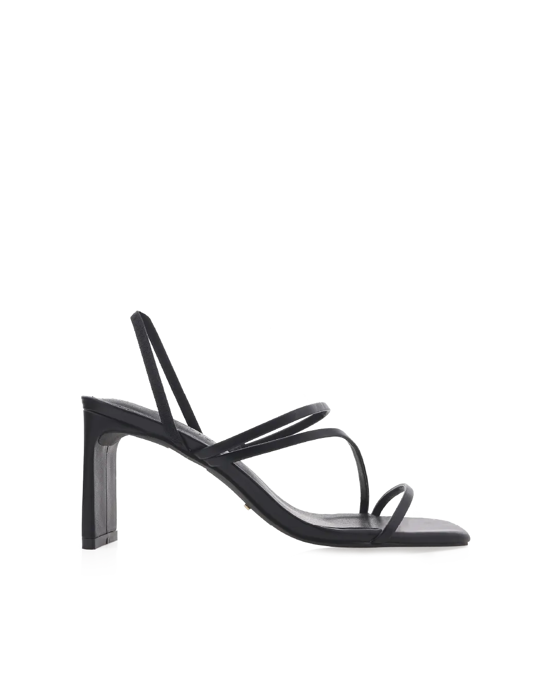 GENNA WIDE FIT - BLACK Flawless Fit Sophisticated Sandals