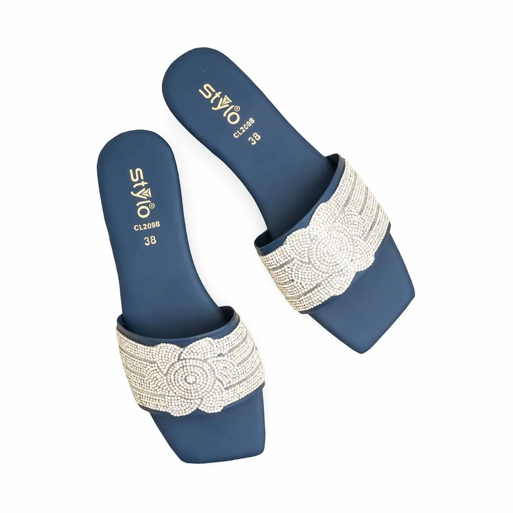 Gift Walk Breathable Step Navy Casual Slipper CL2098