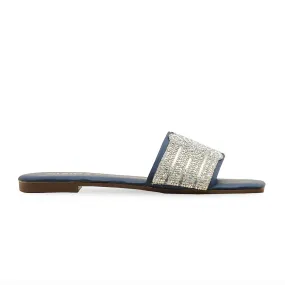 Navy Casual Slipper CL2098 Event Night Dance Floor