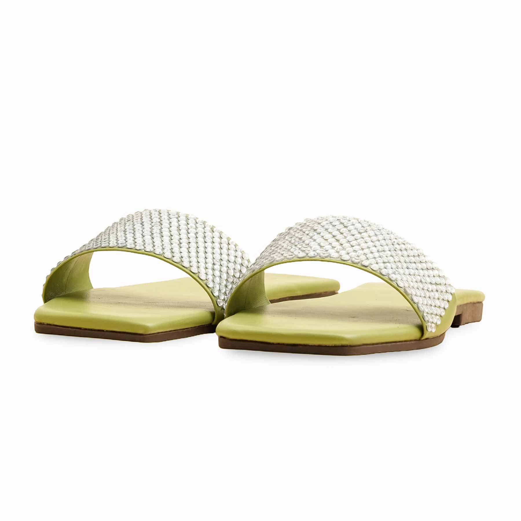 Elegant PISTAGREEN Casual Slipper CL2096