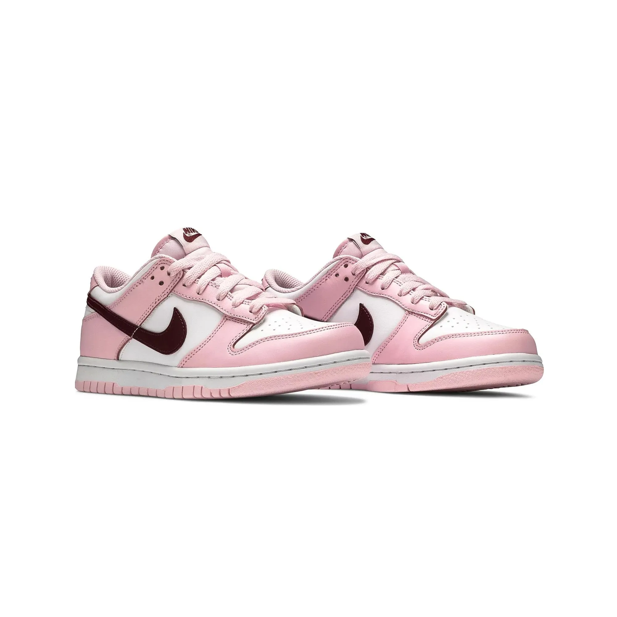 Comfortable Inner Lining Ankle Lock Technology Nike Dunk Low 'Pink Foam Red White' GS (2021)