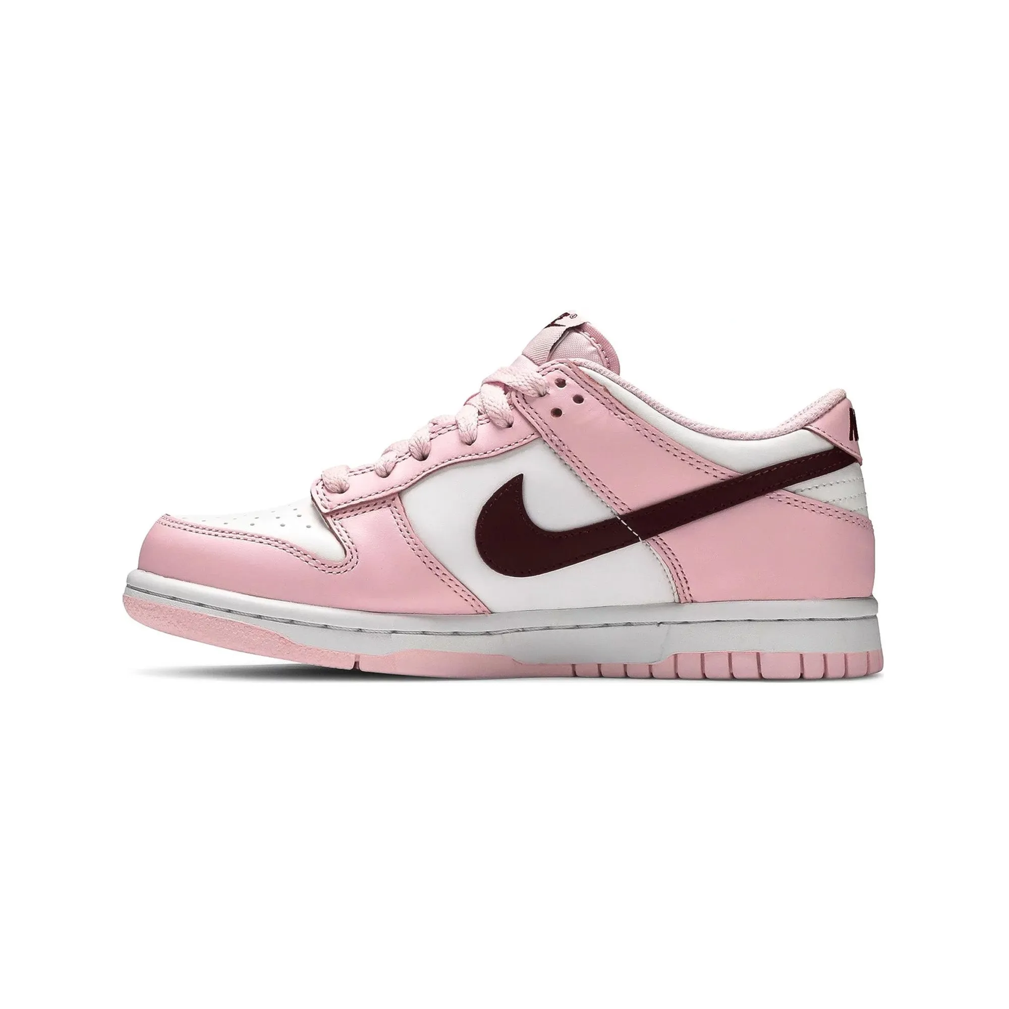Nike Dunk Low 'Pink Foam Red White' GS (2021) High Traction Outsole All Use