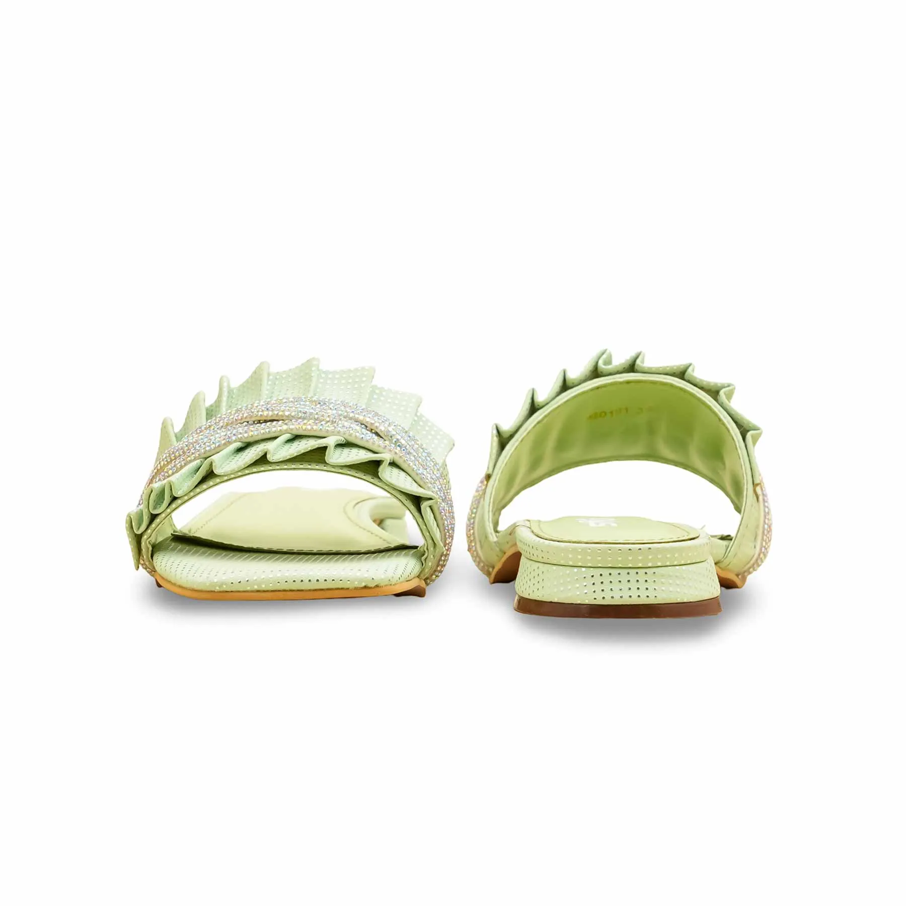 Green Formal Slipper For Women FRS010 Summer Step Date night